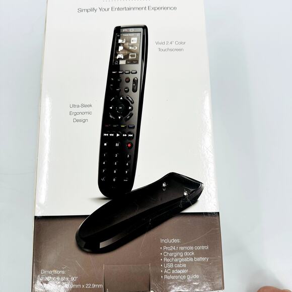 Pro24.r Plus Remote and Charging Dock New! Color Touchscreen Home Entertainment - Picture 2 of 9